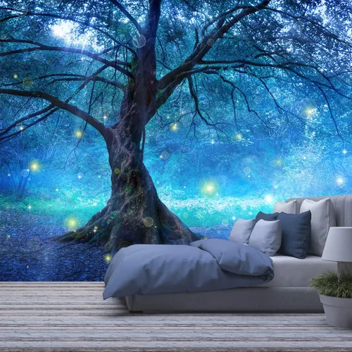 Miniatura 24 de Bormia Road Forest - Papel pintado de pared para dormitorio, tamaño grande, 108 x 75 pulgadas 008