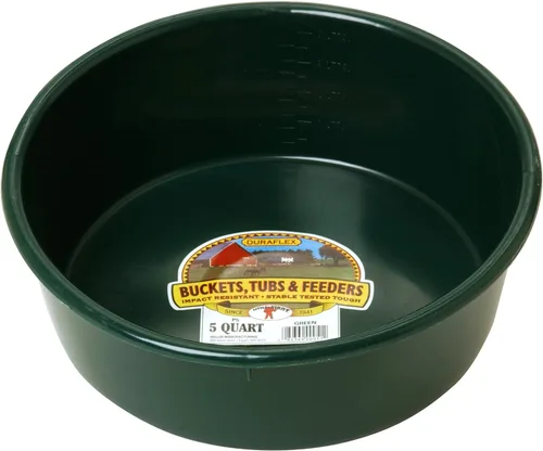 Miniatura 9 de Little Giant® Bandeja de Utilidad de Plástico Bandeja de Alimentación Cubo de Alimentación para Ganado Duradero y Versátil Fabricado en EE.UU.