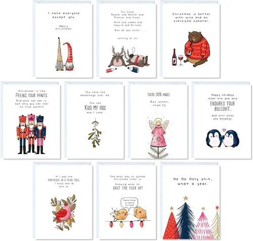 Miniatura 22 de Tarjeta Divertida de Hanukkah – Saludo Festivo con Juegos de Palabras, Blanca por Dentro, Perfecta para Amigos, Familia, Colegas