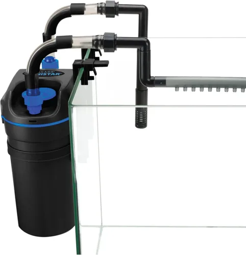 Penn-Plax Cascade Canistar - Filtro de acuario para colgar – Ideal para peceras de agua dulce y salada – 108 galones por hora (GPH)