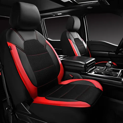 Miniatura 2 de Car Pass - Fundas universales de cuero para asiento de automóvil deportivas que se adaptan a la mayoría de automóviles, SUV, camiones y camionetas