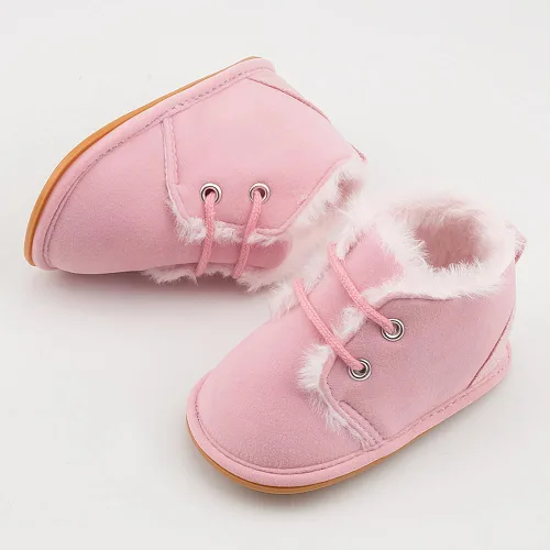 Miniatura 2 de Sekantrol Zapatos de cuna para recién nacidos, para niños y niñas, suela de goma suave, zapatos para bebés, zapatos deportivos de moda de caña alta