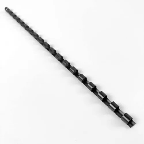 Miniatura 12 de HOUYEE Peine de encuadernación de plástico de 1/2 pulgada, 19 anillos, capacidad de 90 hojas, tamaño carta, espinas de encuadernación de peine negro