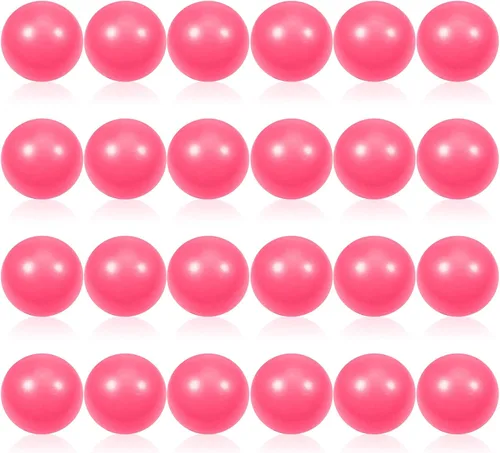 Miniatura 14 de 24 bolas de espuma roja para aliviar el estrés para niños y adultos, juguetes sensoriales para aliviar la ansiedad, TDAH, autismo (rojo)
