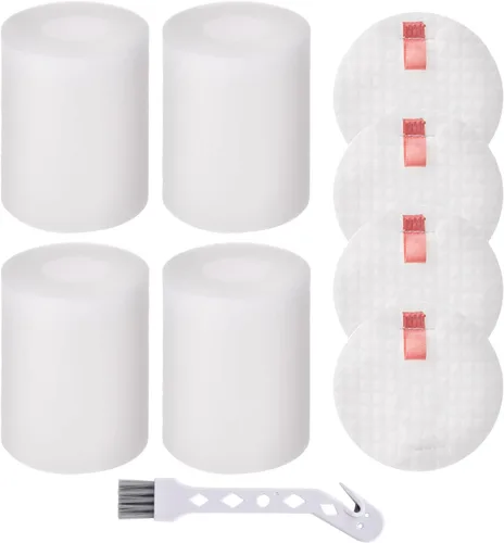 Reemplazo del filtro de vacío compatible con Shark IQ Robot R101AE, RV1001AE, UR1005AE, RV912S, UR1000SR base autovaciante, comparado con el número