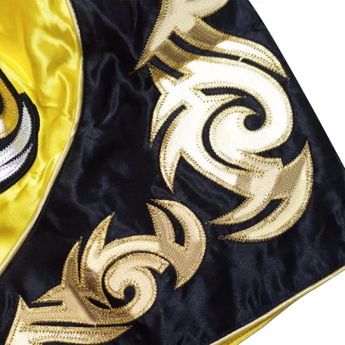 Miniatura 5 de Pantalones cortos de Muay Thai para niños (4 años a 10 años) para boxeo, kickboxing, artes marciales mixtas, entrenamiento para niños y niñas