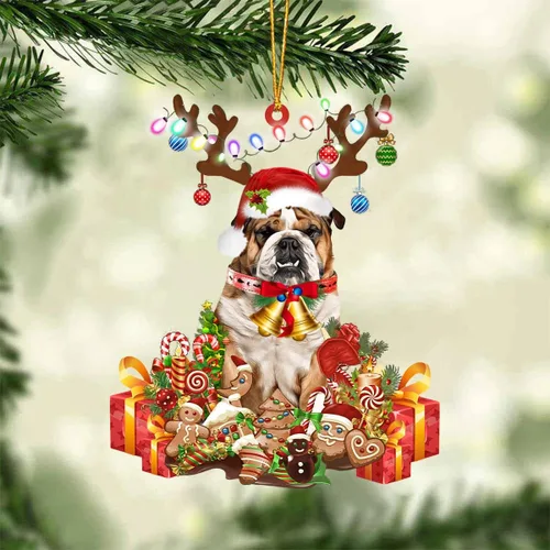 Miniatura 43 de Nazenti Adorno de Navidad personalizado de reno de Alaskan Malamute – Adorno de perro personalizado para amantes de las mascotas, acrílico plano