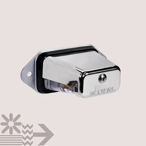Miniatura 8 de TRUE MODS Luz LED Cromada para Placa de Matrícula para Remolque de Barco [Montaje en Superficie] [DOT FMVSS 108] [SAE L] [Impermeable] [12V DC] Cromo