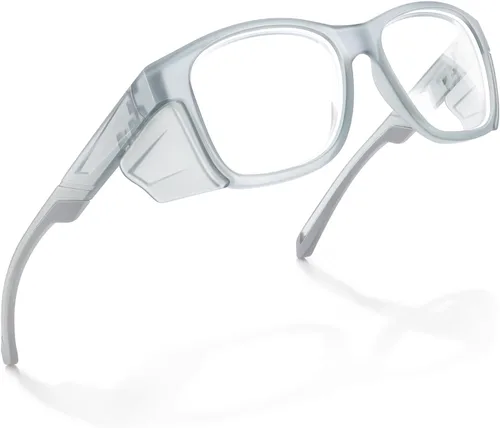Miniatura 7 de UKNOW Gafas de seguridad - Lentes fotocromáticas - Protección ocular con protectores laterales - Anteojos protectores ANSI Z87.1 - Protección UV