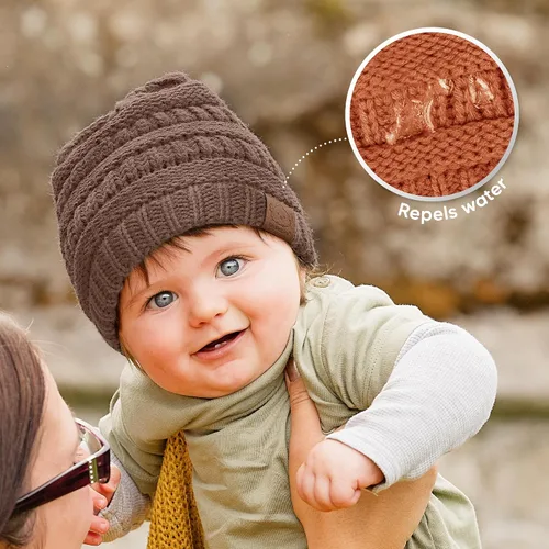 Miniatura 97 de KeaBabies 3-Pack Baby Beanies for Boys, Girls - Stretchy Knit Baby Hats, Cute Newborn
