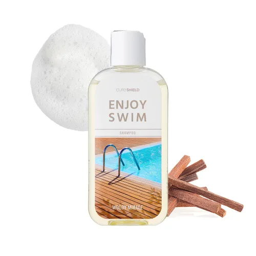 Miniatura 7 de Enjoy Swim - Champú nadador – Tratamientos para el cabello con agua dura, eliminación de olores a cloro, hidratante, 6.78 onzas (almizcle bebé)