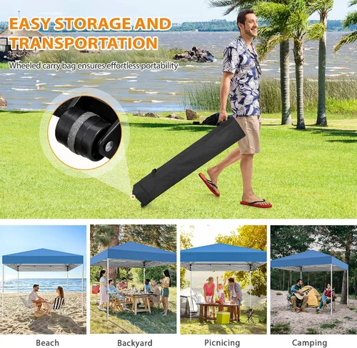 Miniatura 6 de Nova Microdermabrasion Tienda de campaña desplegable de 10 x 10 pies, fácil de instalar al aire libre, patas rectas instantáneas, refugio portátil