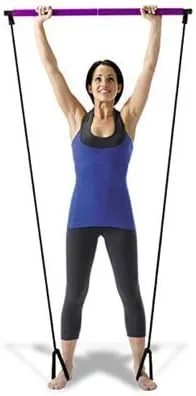 Miniatura 3 de Culturismo Yoga Pilates Stick Equipo de Ejercicio Fuerza Fitness Gymstick para Entrenamiento Muscular/Levantamiento de Pesas