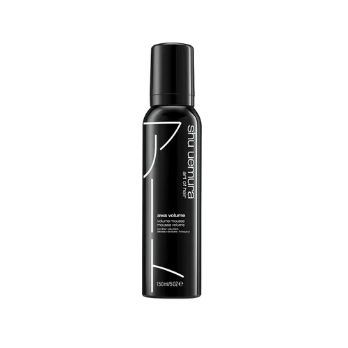shu uemura art of hair Awa - Mousse voluminizador de volumen para cabello fino, añade volumen máximo y cuerpo duradero, con control flexible y