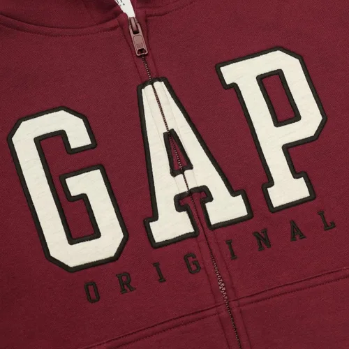 Miniatura 19 de GAP Sudadera con capucha y cremallera completa con logotipo para niños