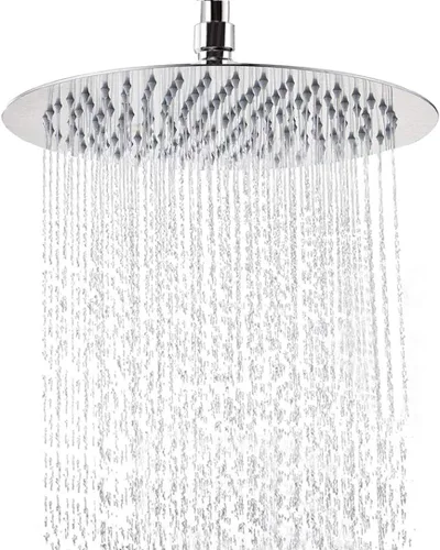 NearMoon Cabezal de ducha de lluvia, diseño ultrafino - aumento de presión, experiencia impresionante, cabezal de lluvia de acero inoxidable de alto