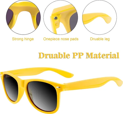 Miniatura 12 de TUPARKA Paquete de 20 lentes de sol para niños a granel para fiestas de verano en la piscina, fiestas de cumpleaños, bolsas de golosinas, color verde