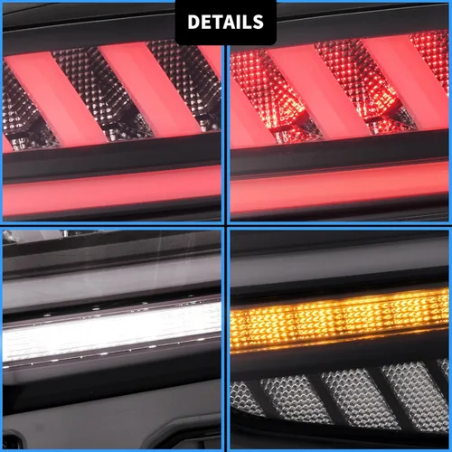 Miniatura 5 de VLAND Luces traseras LED compatibles con Honda Accord de 10ª generación 2018-2023 Lámparas traseras con animación dinámica luz de respiración