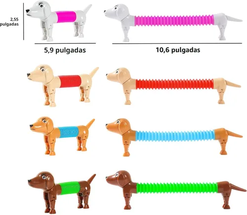 Miniatura 7 de Tubos para presionar para perros, juguetes sensoriales para niños con autismo, juguetes antiestrés para niños pequeños, recuerdos de fiesta