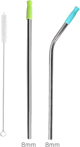 Miniatura 4 de Ezprogear Vaso de acero inoxidable de 40 onzas con aislamiento de doble pared con asa y tapa (azul)