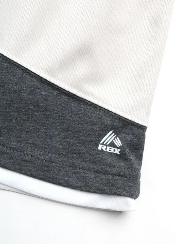 Miniatura 4 de RBX Conjunto deportivo de pantalones cortos para niños, 2 piezas de camiseta atlética con cuello redondo y pantalones cortos para niños
