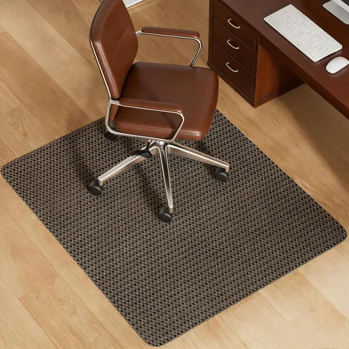 Yecaye Tapete para silla de oficina para suelo de madera dura, 36 x 48 pulgadas, protege el suelo debajo del escritorio de la computadora, tapete