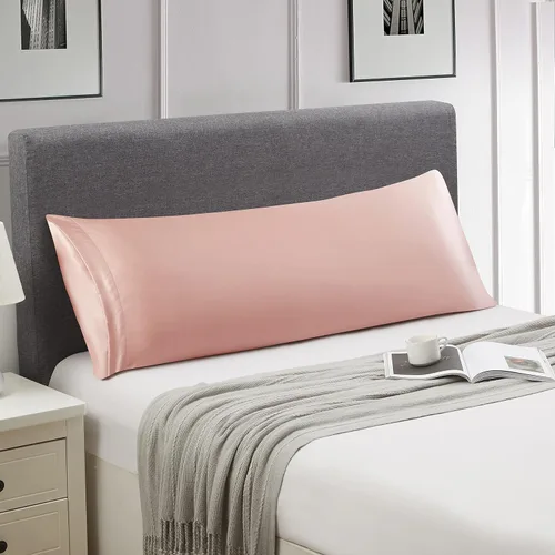 Miniatura 61 de Ersmak Juego de 2 fundas de almohada de satén estándar, ultra suaves y sedosas para cabello y piel, resistentes a las arrugas a la decoloración