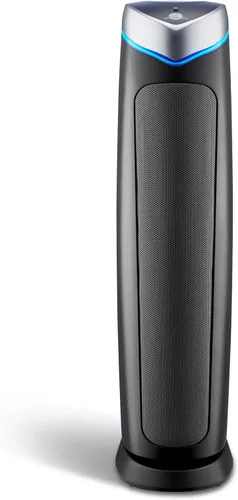 Germ Guardian 3-en-1 UV-C y Sistema de limpieza de aire Digital True HEPA Air – con filtro Pet Pure–28 pulgadas., AC5250PT, Negro, 1, 1