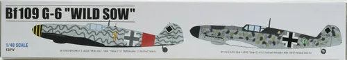 Miniatura 2 de Premium Hobbies Bf109 G-6 "Wild Sow 1:48 Kit de avión modelo de plástico 137V