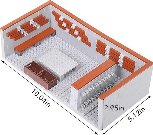 Miniatura 2 de Conjunto de bloques de construcción de base militar del ejército, ladrillos de armería de batalla de la Segunda Guerra Mundial, paquete de armas