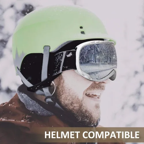 Miniatura 5 de Gafas de esquí para hombre y mujer, gafas de snowboard OTG, gafas deportivas de nieve para jóvenes y adultos