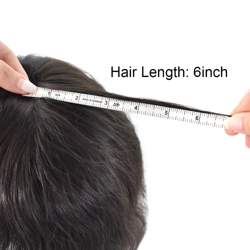 Miniatura 120 de Sistema de repuesto de cabello humano europeo con encaje frontal suizo para hombre, tupé para hombre, pieza de cabello, nudo blanqueado, línea #17