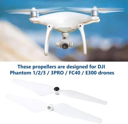 Miniatura 4 de Reemplazo de hélice de dron, 8 piezas de repuesto autobloqueantes para 1 2 3 3PRO FC40 E300 Quadcopter Accesorios