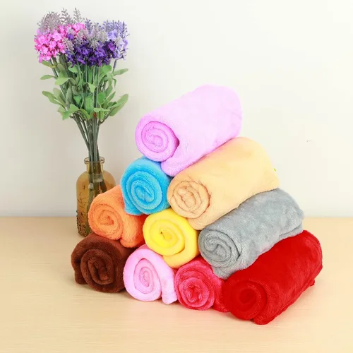 Miniatura 5 de Bluelans Manta de forro polar para sofá, ligera, afelpada, acogedora, cálida, ropa de cama amarilla, 19.7 x 27.6 in