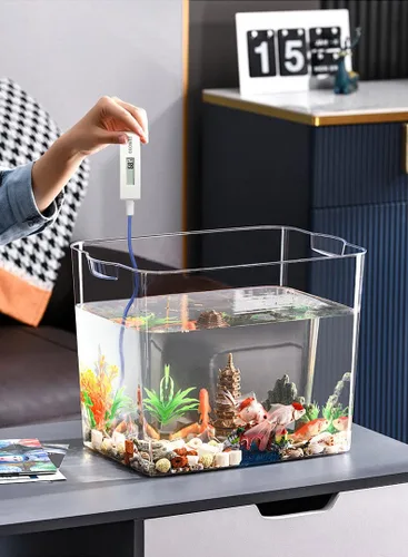 Miniatura 7 de Termómetro ECOWITT WN34BD, con pantalla LCD y sonda de sensor de alambre de silicona de 3.28 pies/1m, adecuado para temperatura de piscina