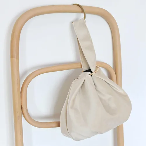 Miniatura 2 de Bolso de mano pequeño de terciopelo con asa superior para mujer