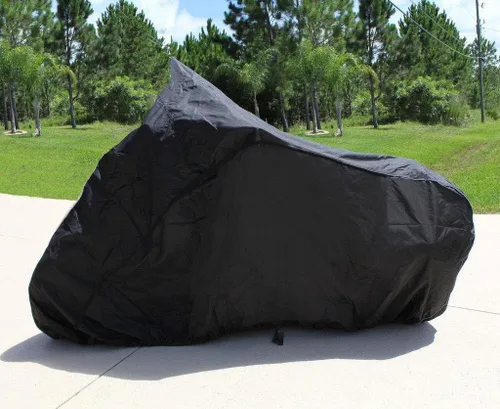 Miniatura 2 de SBU Funda para motocicleta compatible con Indian Scout. Fuerte protección UV Chopper Bike Tarp. Protección transpirable y portátil para vehículos
