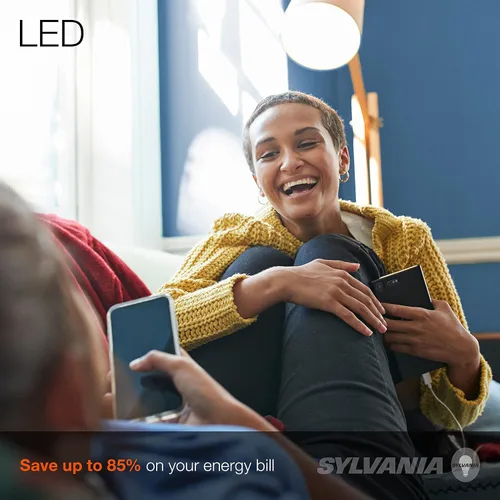 Miniatura 4 de Sylvania ECO - Bombilla LED A19, equivalente a 60 W, eficiente 9 W, 7 años, 750 lúmenes, no regulable, esmerilada, luz diurna de 5000 K, 24