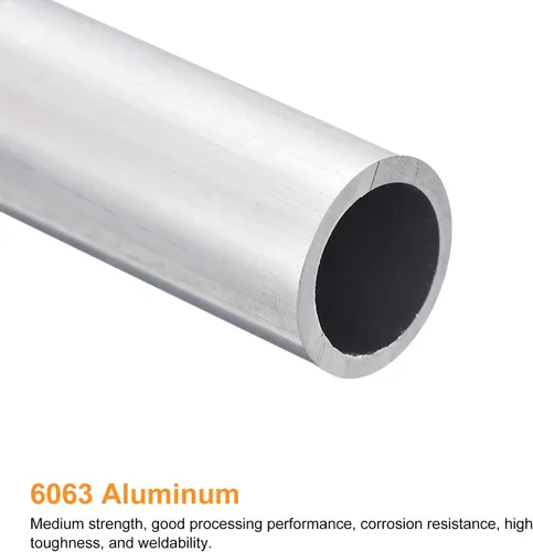 Miniatura 13 de uxcell Tubo Redondo de Aluminio 6063, 10 mm DE 6 mm DI 200 mm Longitud Tubo para Proyectos de Industria DIY, 2 Piezas
