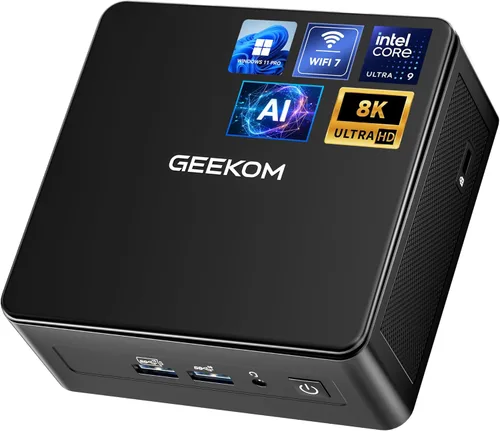 Miniatura 10 de GEEKOM Mini PC IT13 MAX AI, Intel Ultra 9 185H (65W) Codificación/multitarea, SSD de 1 TB (hasta 4 TB) 16 GB DDR5 (hasta 96 GB), Windows 11 Pro, GPU