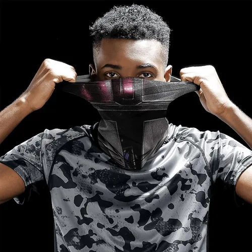 Miniatura 2 de Seamless Face Mask Scarf Neck Gaiter Balaclava for Dust Outdoor Festivals