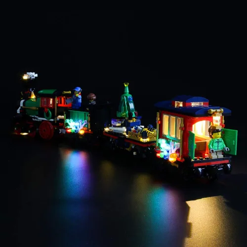 Miniatura 3 de LIGHTAILING Juego de luces para el modelo de bloques de construcción (Creator Expert Winter Holiday Train) – Kit de luz LED compatible con Lego