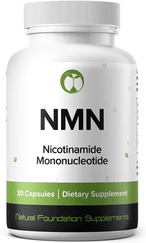 NMN 500mg Cápsulas 99.3% Pureza | Mononucleótido de nicotinamida 30 porciones | Apoya la reparación del ADN y la función cognitiva | Apto para