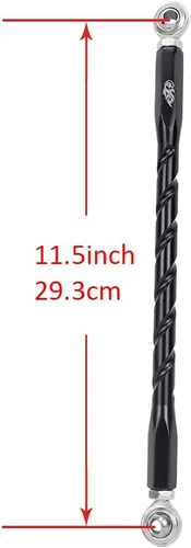 Miniatura 4 de POWER JAMES Broca de perforación ajustable negra de 11.5 a 12.5 pulgadas, varilla de varillaje de cambio de cambio, compatible con Harley Davidson