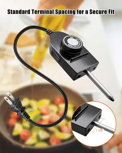 Miniatura 5 de 06900 Control Master Heat Control ProbeQ Compatible con Presto Skillet y Planchas de Olla a Presto, Sartenes, Sonda de Control de Temperatura