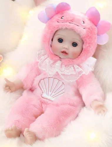 Miniatura 13 de Muñecas de bebé, muñeca de 18 pulgadas de gran tamaño, muñeca de bebé realista, cuerpo suave y lindo, muñeca de bebé de la vida real con accesorios