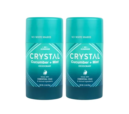 Miniatura 10 de Crystal Deodorant - Desodorante natural de magnesio en barra sólida, carbón y árbol de té, 2.5 onzas (paquete de 2)