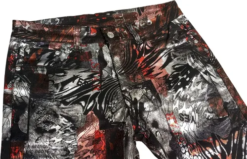 Miniatura 127 de Enrica Pantalones vaqueros estampados casuales para hombre