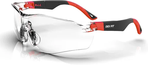 Miniatura 18 de DEX FIT Gafas de seguridad SG210N – Antivaho y resistentes a los arañazos Z87.1 protección ocular, patillas ajustables y agarre antideslizante