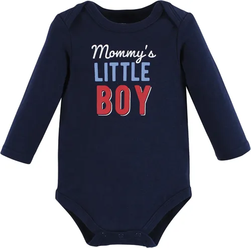 Miniatura 3 de Hudson Baby Body unisex de algodón de manga larga, para bebé
